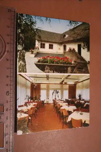 tolle alte Karte - Bruchsal  Autobahn-Rasthof West  1970 