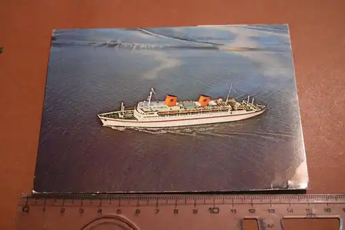 tolle alte Karte - Passagierschiff der Hapag-Lloyd 1981