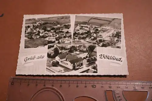 tolle alte Karte - Gruß aus Böklund 1971