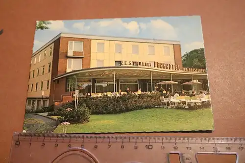 tolle alte Karte - Parkhotel am Holstentor Lübeck  1971