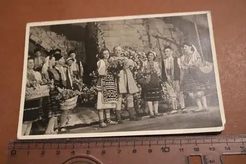 tolles altes Foto - Aufführung Gärtnertheater München - Karl Zellner signiert 