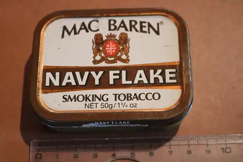 alte Tabakdose Mac Baren Navy Flake - Alter ?