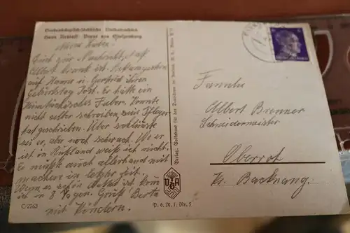 tolle alte Karte - Siebenbürgisch-Sächsische Volkstrachten - 40er Jahre 