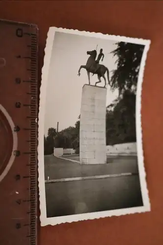 tolles altes Foto - Reiterdenkmal - Ehre ist unser Schild ? - Dortmund 