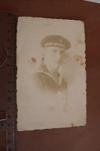 altes Foto - Portrait eines Matrosen IX. Matr.-Artillerie ??? 1918