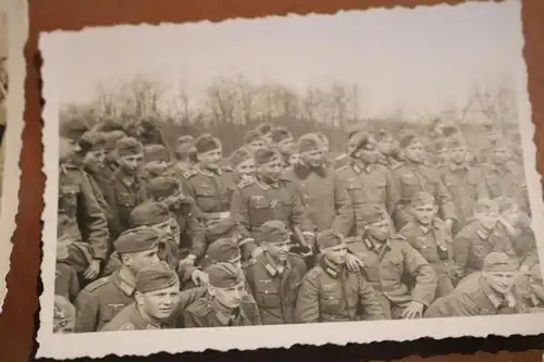 fünf alte Fotos  Soldaten - Ordenverleihung , Marsch - 1941 