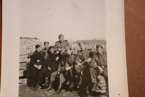 sechs tolle alte Fotos - Soldaten der Panzertruppe Griechenland und Russland Ore