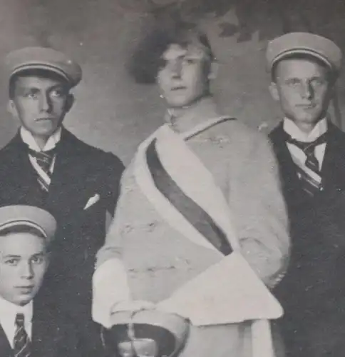 tolles altes Gruppenfoto  Studenten , Burschenschaft ? 1910-20 ??