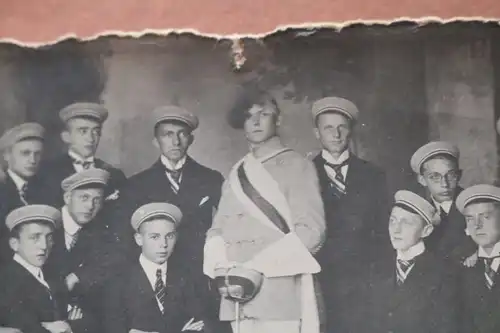 tolles altes Gruppenfoto  Studenten , Burschenschaft ? 1910-20 ??