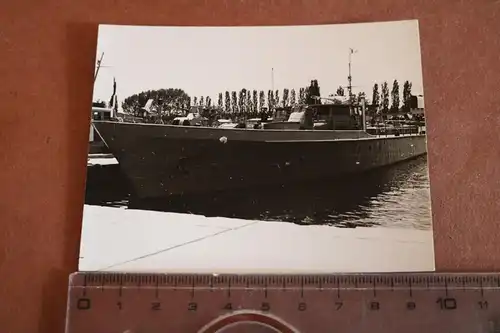 altes Foto - Landungsboot ??? zwei Vierlings-MGs Panzerturm ?  L 880 ?