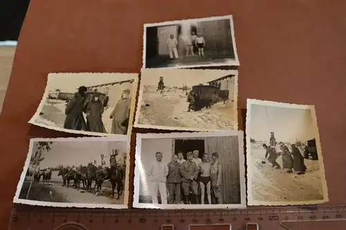 sechs alte Fotos eines Soldaten - Rumänien Bacău  usw.