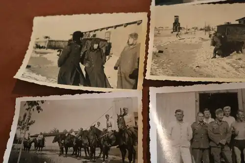 sechs alte Fotos eines Soldaten - Rumänien Bacău  usw. 