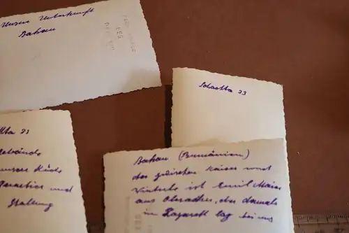 sechs alte Fotos eines Soldaten - Rumänien Bacău  usw. 