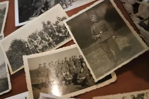 103 Fotos eines Soldaten - Nachschub ??? Pferdefuhrwagen usw.