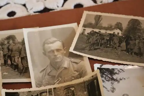 103 Fotos eines Soldaten - Nachschub ??? Pferdefuhrwagen usw.