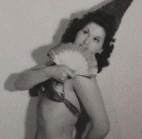 tolles altes Foto hübsche Tänzerin ? Burlesque  ?? 30-50er Jahre ?