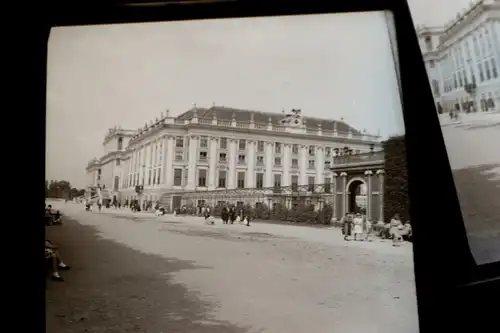 vier alte Negative - Schloss Schönbrunn Wien und Kirche 30-50er Jahre ?