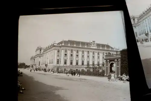 vier alte Negative - Schloss Schönbrunn Wien und Kirche 30-50er Jahre ?