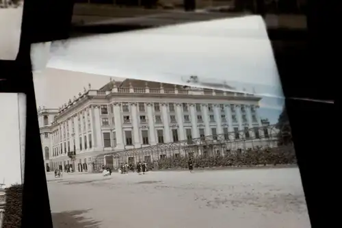 vier alte Negative - Schloss Schönbrunn Wien und Kirche 30-50er Jahre ?