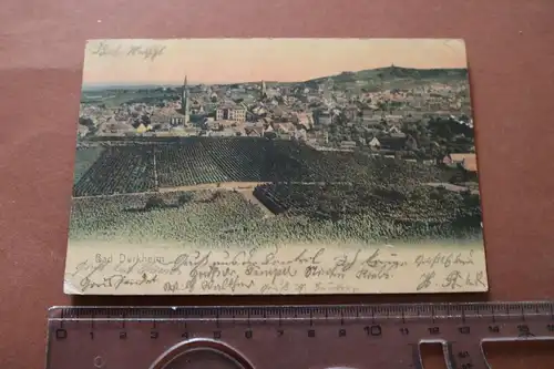 tolle alte Karte Ansicht Bad Dürkheim  1906