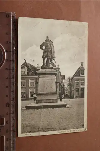 tolle alte Karte Standbeeld  Jan Pieterszen Coen in Hoorn 1915