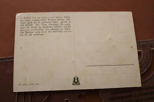 tolle alte Karte  Märchen - Der gestiefelte Kater - O. Kubel pinx  - Alter ??