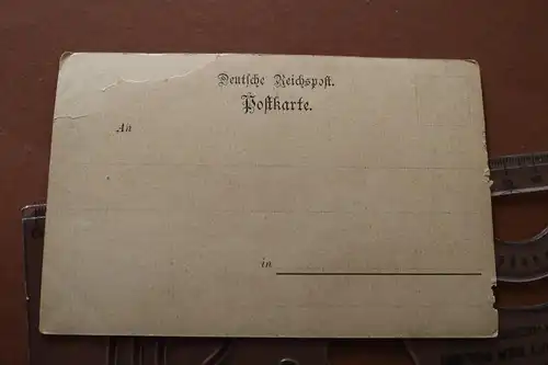 tolle alte Karte -  Litho - Stadtpark Bochum  1850-1890 ??