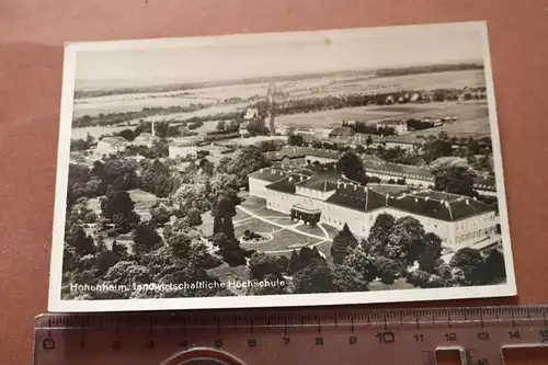 tolle alte Karte -  Hohenheim - landwirtschaftl. Hochschule  30-50er Jahre ?