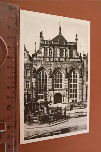 tolle alte Karte -  Danzig - Artushof   30-40er Jahre 