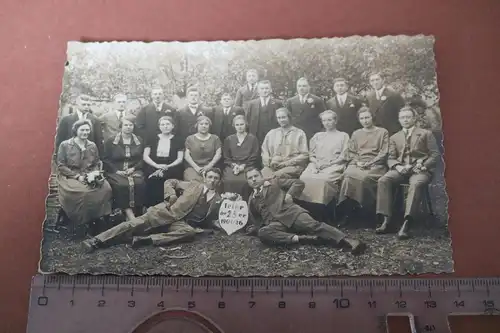 tolles altes Gruppenfoto Feier der 25jährigen ? 1926