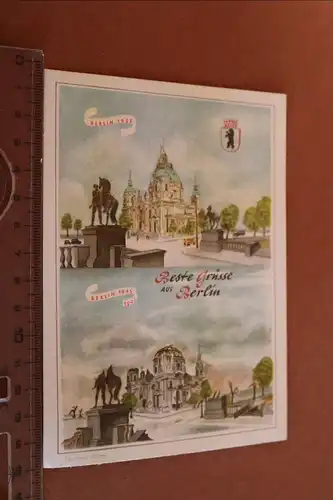 alte Künstlerkarte-  Beste grüße aus Berlin - Berlin 1933 und 1945 