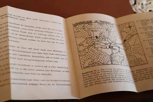 altes Werbeblatt des Ortes Friedenfels Opf.  50-60er Jahre ?