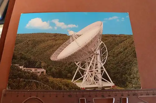tolle alte große Karte - größtes Radioteleskop bei Bad Münstereifel-Effelsberg 