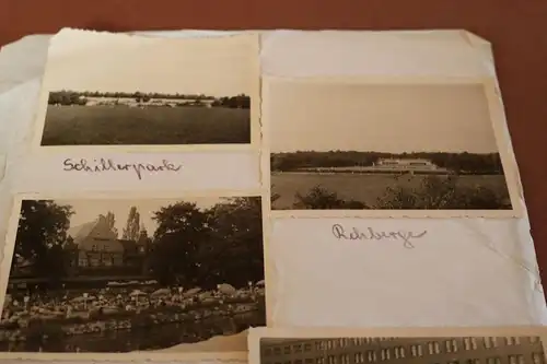 altes Blatt mit 11 Fotos - Alte Waldbühne -  Liselotte KösterJockel Stahl -