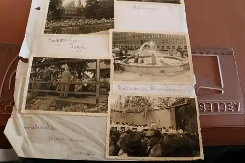 altes Blatt mit 11 Fotos - Alte Waldbühne -  Liselotte KösterJockel Stahl -