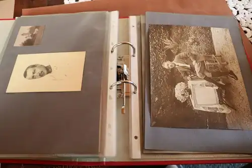 Ringordner mit tollen alten Fotos aus Österreich Steyr  um 1900-1910 - 84 Fotos 