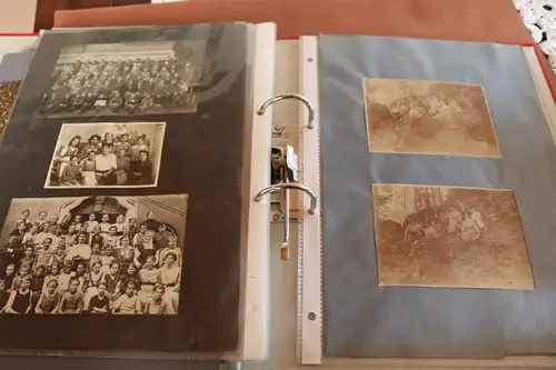 Ringordner mit tollen alten Fotos aus Österreich Steyr  um 1900-1910 - 84 Fotos 