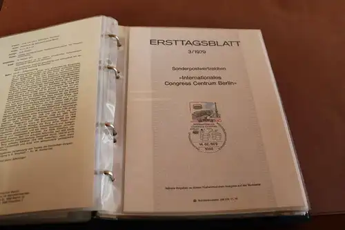 altes Album  Ersttagsblätter 72 Stück Bundespost Berlin 1977-1982 - Komplett ?