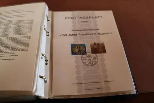 altes Album  Ersttagsblätter 72 Stück Bundespost Berlin 1977-1982 - Komplett ?