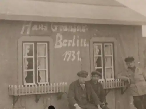 tolles altes Foto - Hütte - Haus Gransons ?? Berlin 1931