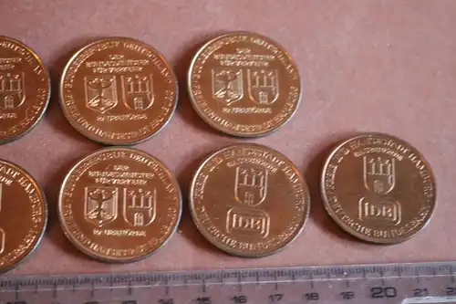 11 tolle alte Gedenkmünzen Elbtunnel 1975 und andere Hamburg doppelte usw.