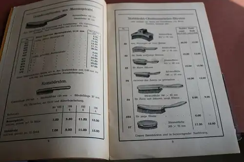 toller alter Katalog Firma  Schäfer & Co - Mosel i.Sa.  Drahtbürsten - 1928