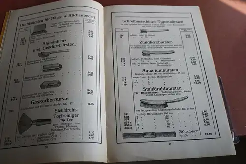 toller alter Katalog Firma  Schäfer & Co - Mosel i.Sa.  Drahtbürsten - 1928