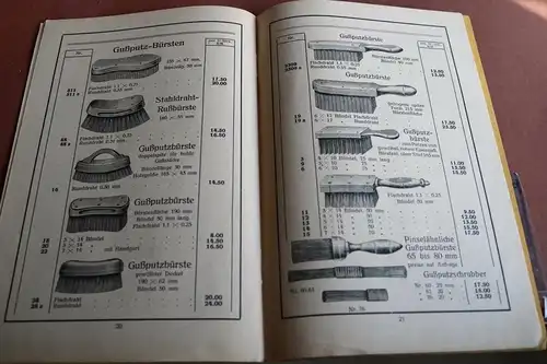 toller alter Katalog Firma  Schäfer & Co - Mosel i.Sa.  Drahtbürsten - 1928