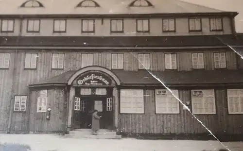 tolles altes Foto - Schlesierhaus ???  Gebäude  1930