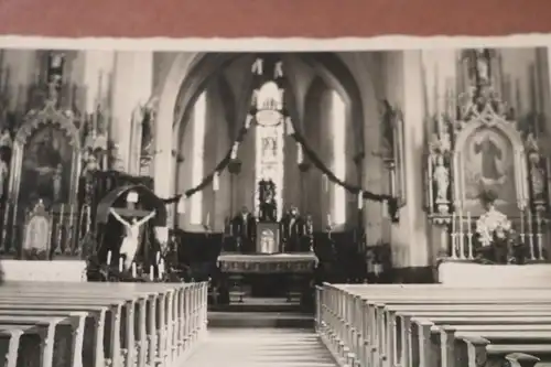 tolles altes Foto - mir unbekannte Kirche - Dom ?? Altar 