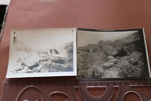 zwei alte Fotos Maubeuge Fort Ferriéres