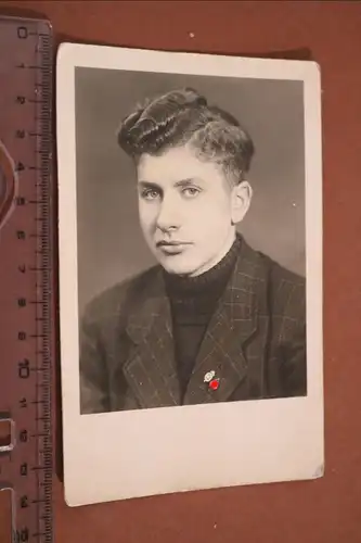 tolles altes Foto - Portrait  eines Jungen, Jugend, Pimpf
