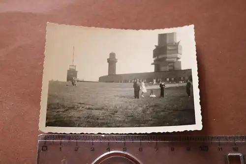 tolles altes Foto  Sendeanlagen auf dem Großen Feldberg