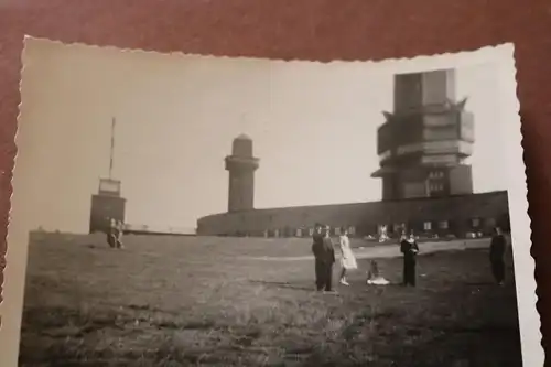 tolles altes Foto  Sendeanlagen auf dem Großen Feldberg